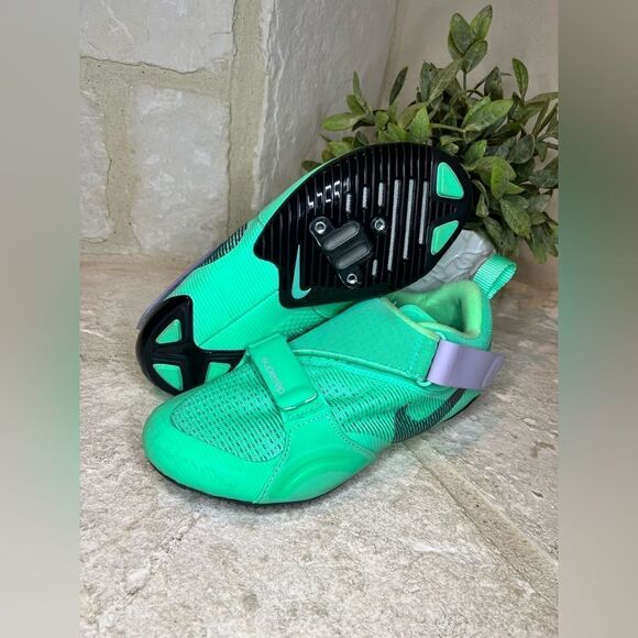 Nike SuperRep Green Glow cycling shoes sz 6.5 - Picture 5 of 5